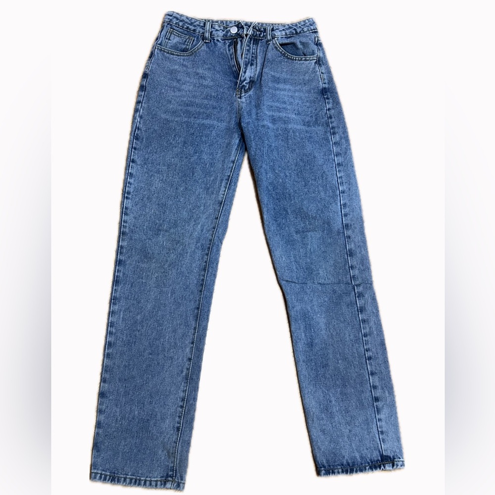Acid Wash High Rise Mom Jeans